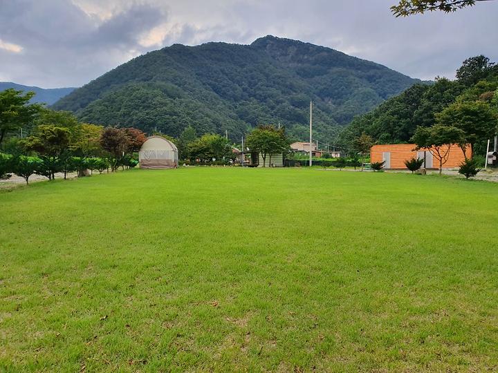 [전라북도 완주군] 동상 힐링 캠핑장 – 아이들이 맘껏 뛰어놀 수 있는 잔디밭이 펼쳐진 힐링캠핑장