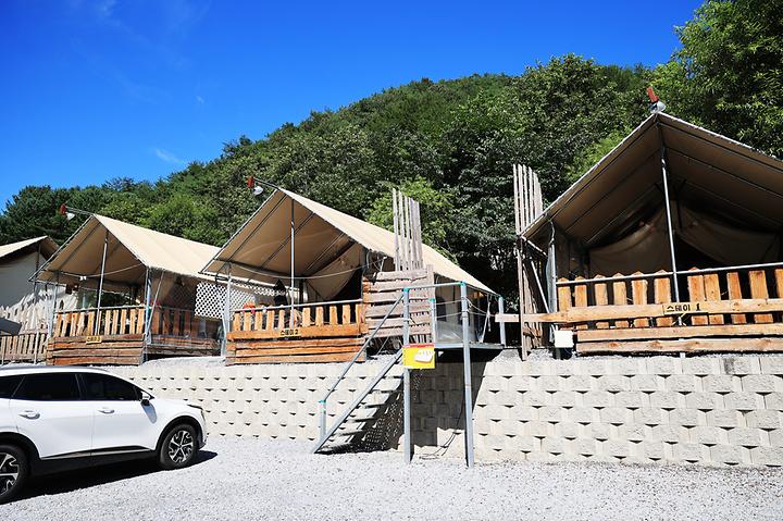 [강원도 평창군] 뇌운계곡글램핑 – 레저체험을 함께 즐길 수 있는 뇌운계곡 글램핑