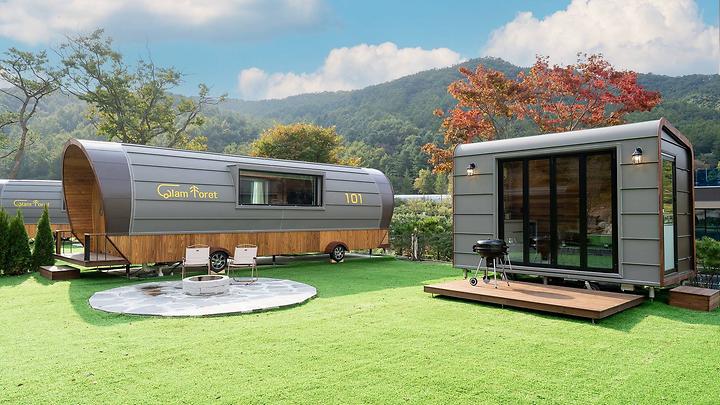 [경기도 포천시] 글램포레 글램핑 – 산정호수 근처 명성산 숲속에서 즐기는 글램핑