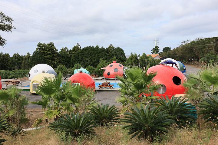 [제주특별자치도 제주시] 선흘리캠핑장 – 조천 중산산 도로옆 돔형 글램핑장