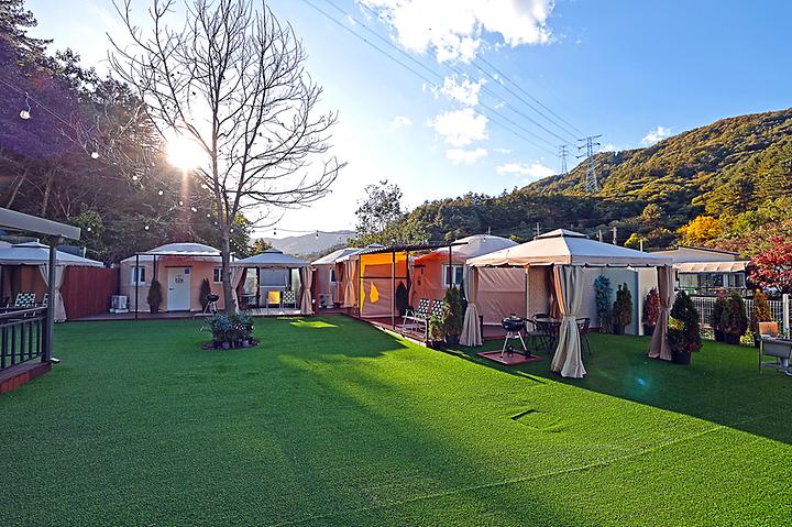 [경기도 가평군] 두밀 노천스파 글램핑