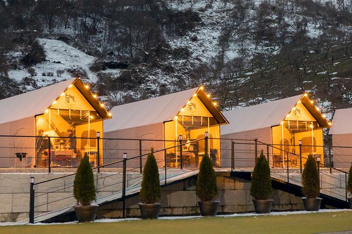 [전라북도 김제시] 봄빛 글램핑 앤 바비큐 – 바비큐 음식점을 겸한 글램핑장