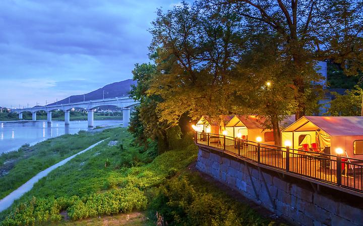 [경기도 연천군] 한탄강 카누 캠핑장