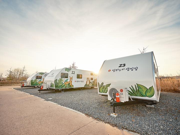 [경기도 파주시] 평화누리캠핑장 – DMZ여행의 시작인 임진각 관광지에 위치한 다목적 캠핑장