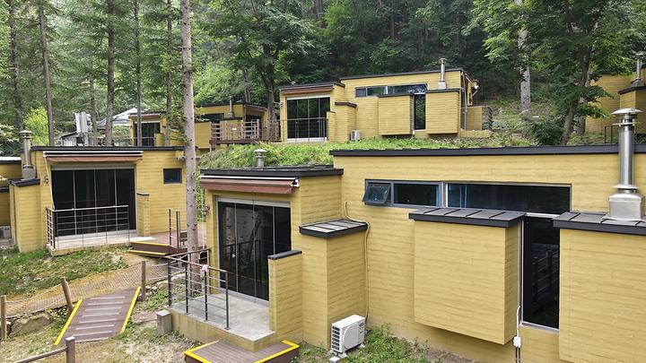 [강원도 춘천시] 구곡폭포 국민여가 캠핑장 – 강촌 구곡폭포 앞 가족 단위 프라이빗 캠핑장