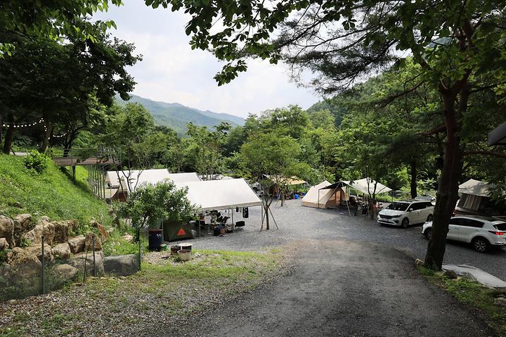 [강원도 원주시] 신림스테이캠프 – 황둔계곡 최상류에 위치한 가족위주의 소규모 프라이빗 캠핑장