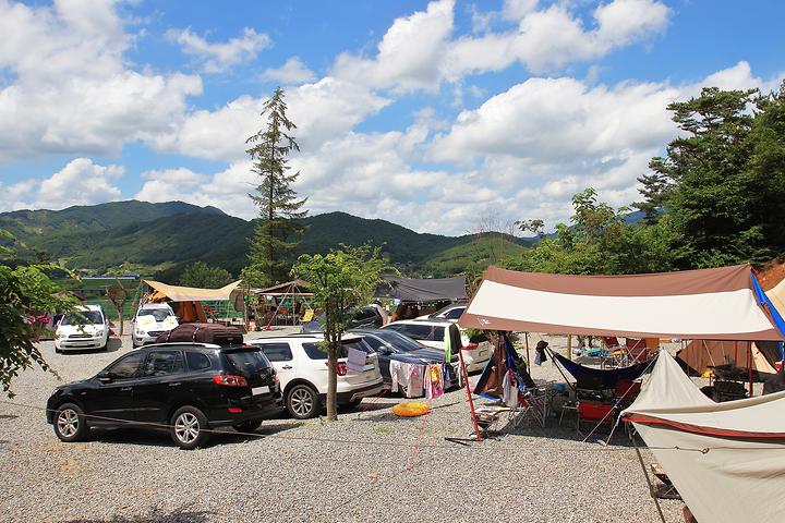 [충청남도 공주시] 505펜션&캠핑(오공오) – 워터파크가 부럽지 않은 물놀이 시설을 갖춘 캠핑장